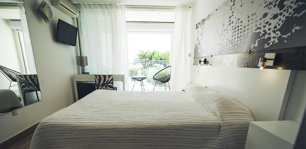 Chambre Double Élégance à l'étage, hôtel Cap d'Agde