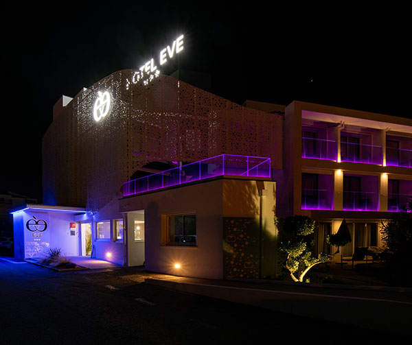 Hotel Eve by night Hotel Cap d'Agde
