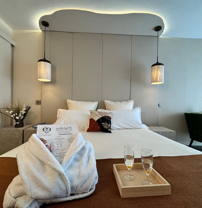 Habitación doble planta baja, Hotel Cap d'Agde